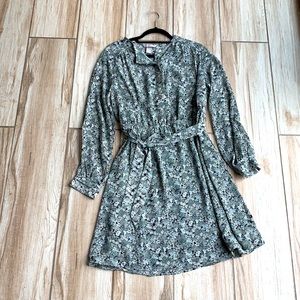 H&M green floral dress